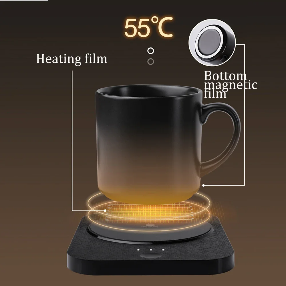 USB Wireless Charging Cup Warm - Coffee Tea Water Heater reseña y precio