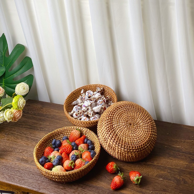 Vietnam Rattan Fruit Basket Te - Vietnam Coffee Tea reseña y precio