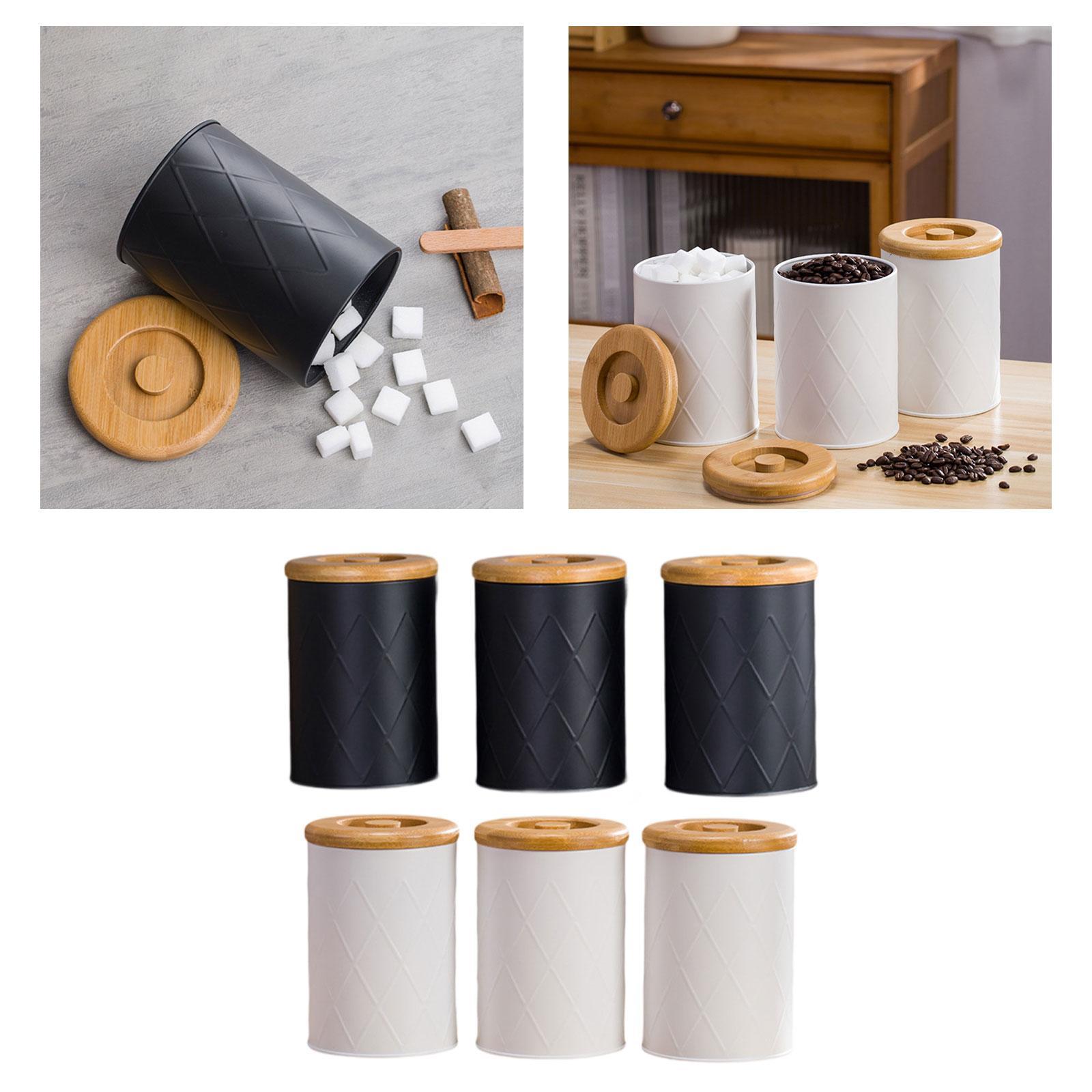 Kitchen Canister Set Tea Coffe - Coffee Tea Sugar Container Set reseña y precio