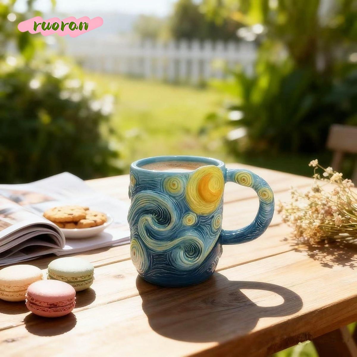 Van Gogh Starry Night Mug Crea - Coffee Tea Van reseña y precio