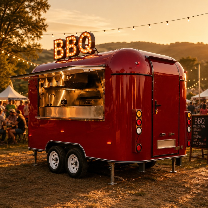 Food Truck Trailer Street Cate - Coffee Tea Van reseña y precio