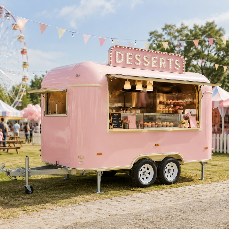 Food Truck Trailer Street Cate - Coffee Tea Van reseña y precio