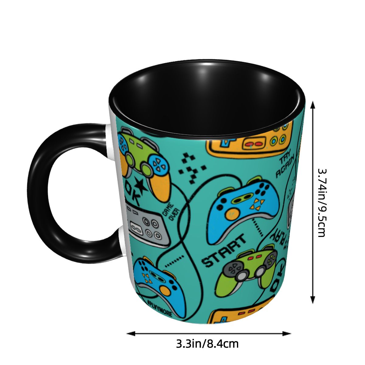 Custom Game Controller Mug DIY - Coffee Tea Games reseña y precio