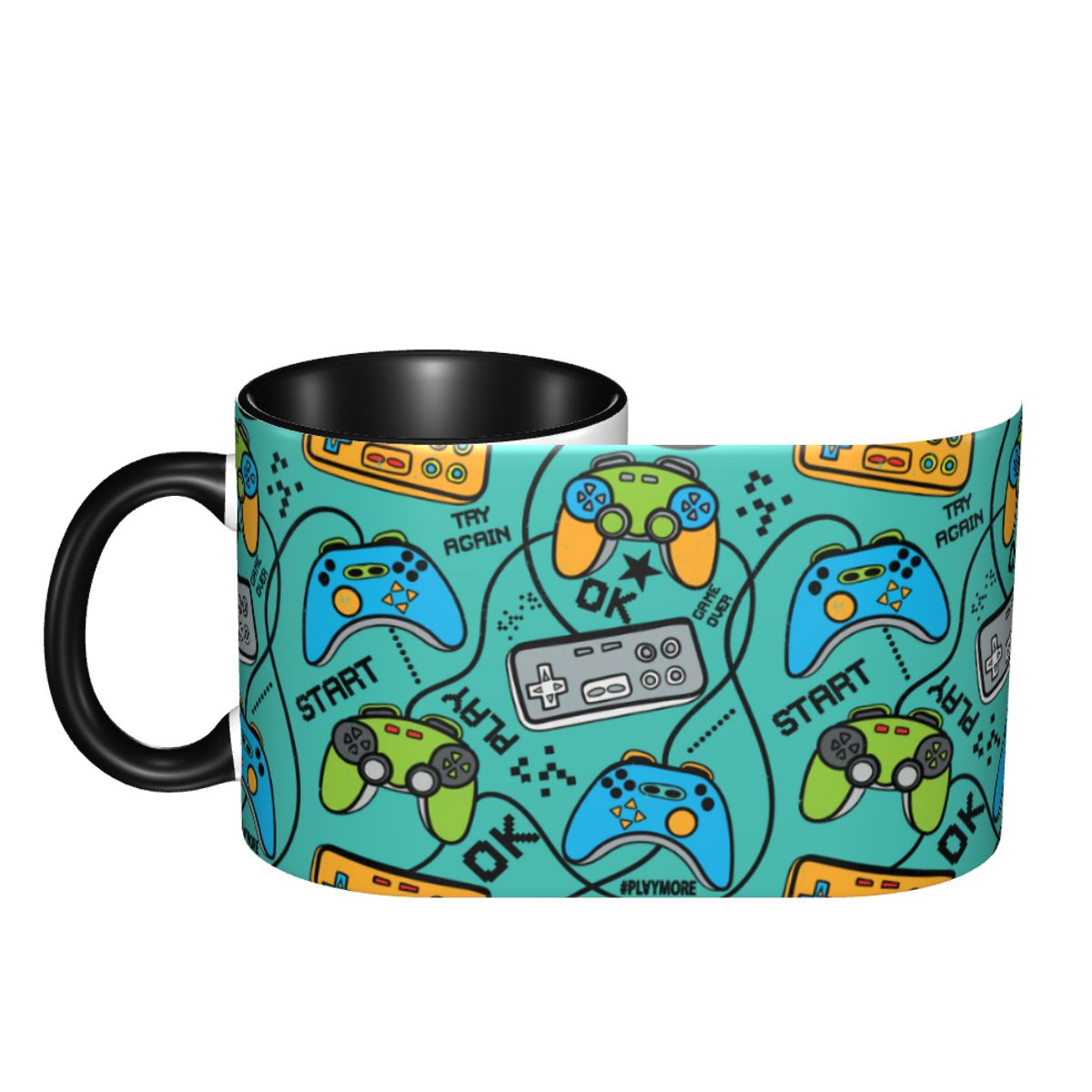 Custom Game Controller Mug DIY - Coffee Tea Games reseña y precio