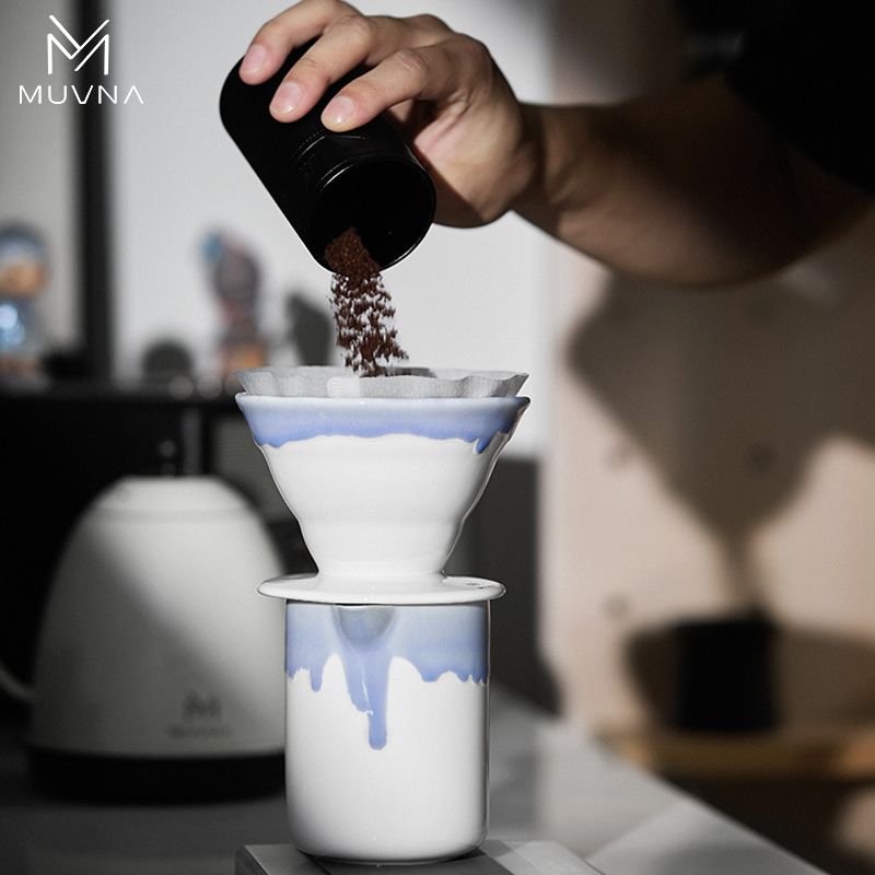 MUVNA Many Manny Porcelain V60 - Coffee Dripper V60 reseña y precio