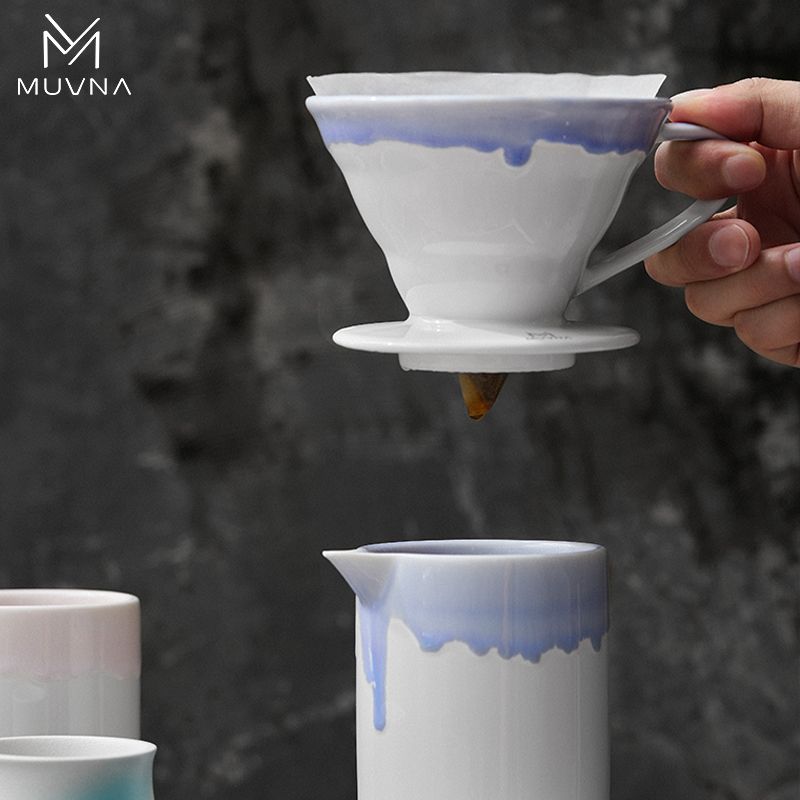 MUVNA Many Manny Porcelain V60 - Coffee Dripper V60 reseña y precio