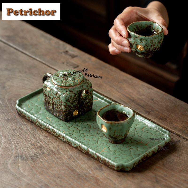 Gold Drawing Kiln Fambe Tea Tr - Coffee Tea Drawing reseña y precio