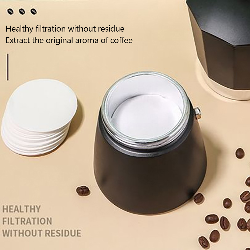 100Pcs Round Coffee Filter Pap - Coffee Dripper V60 reseña y precio