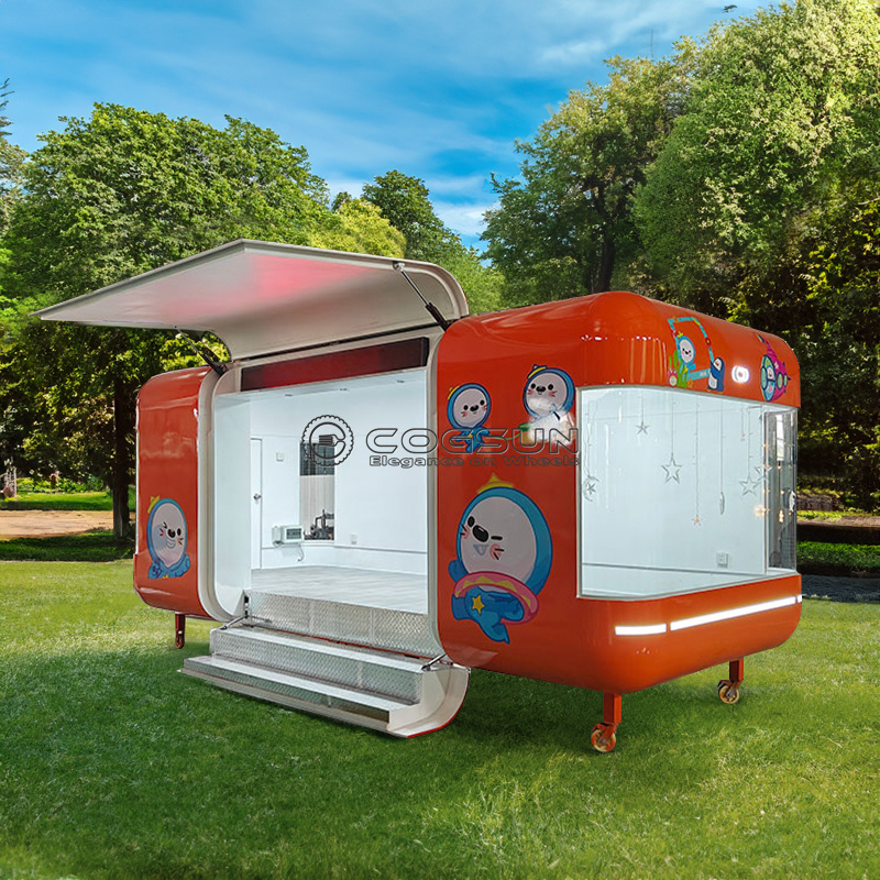 Street Mobile Food Trailer Piz - Coffee Tea Van reseña y precio