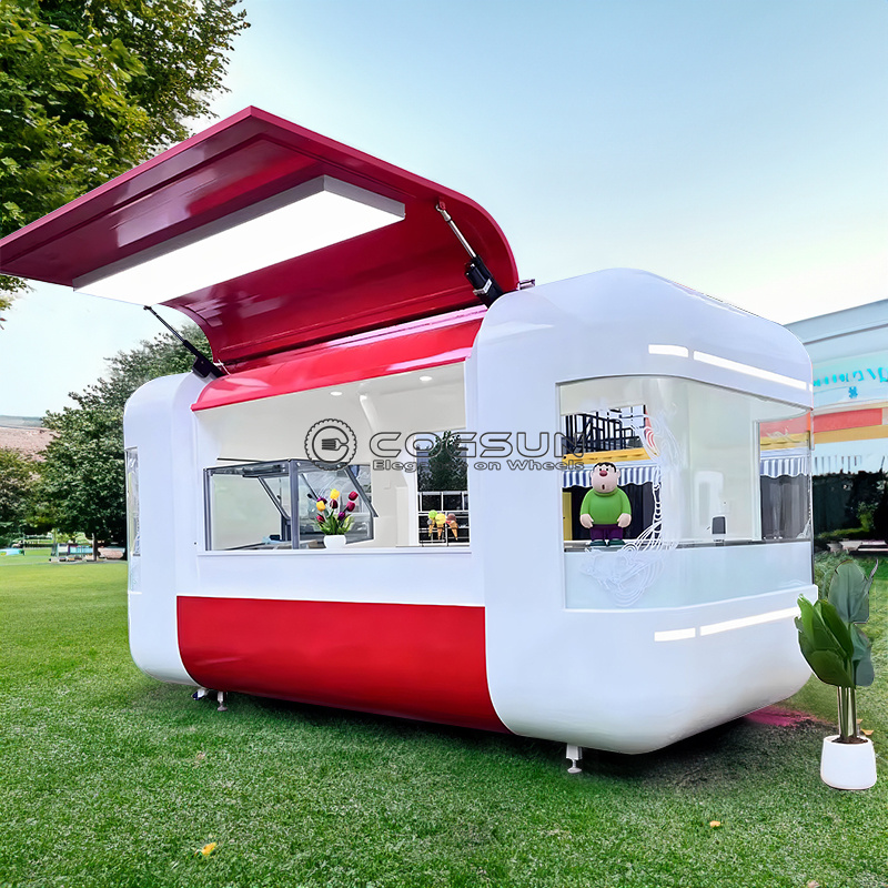 Street Mobile Food Trailer Piz - Coffee Tea Van reseña y precio