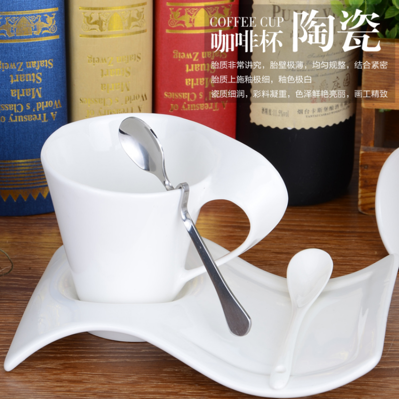 Creative Wave Coffee Cup Sauce - Espresso Cup Saucer reseña y precio