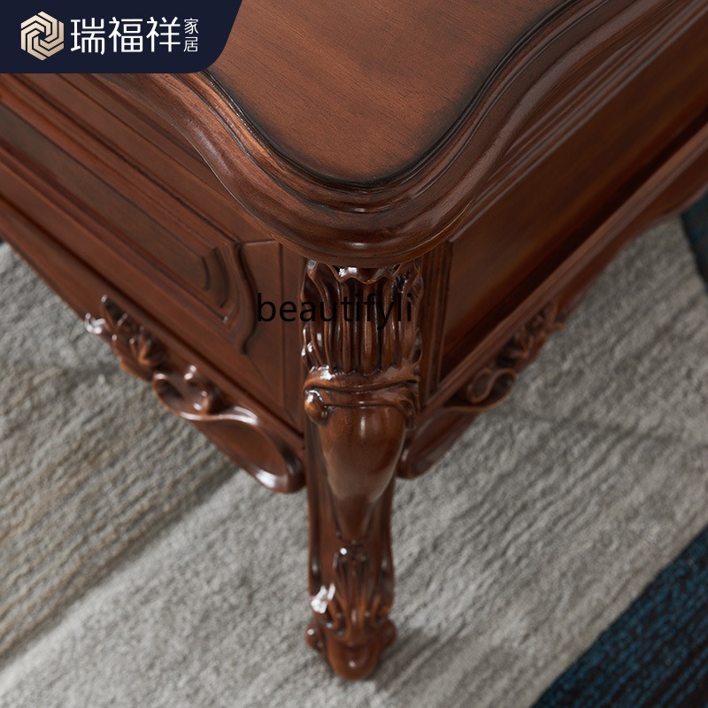 All solid wood coffee table Am - Coffee Tea Drawing reseña y precio