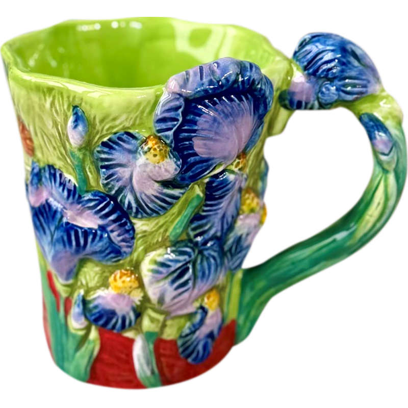 Creative Blue Floral Ceramic C - Coffee Tea Van reseña y precio