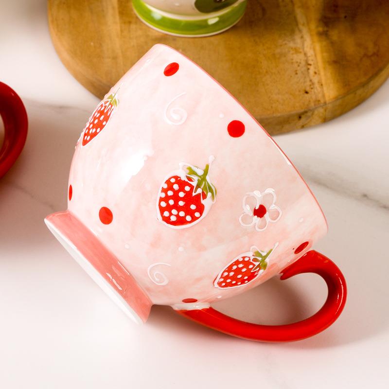 Ceramic Coffee Cup Women's Ear - Coffee Tea Drawing reseña y precio