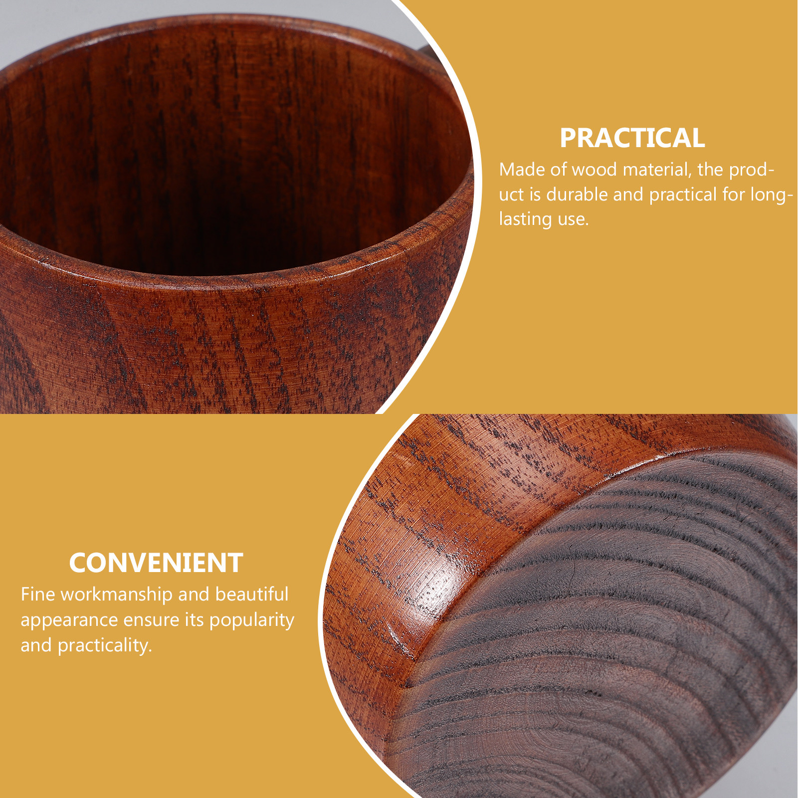 Wooden Beer Coffee Mug Water C - Water Tea And Coffee reseña y precio