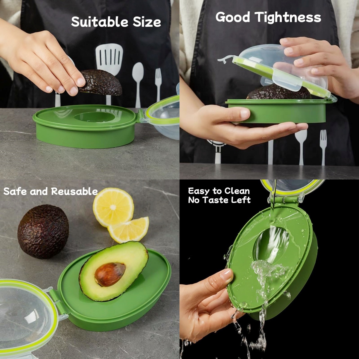 Avocado Storage Box Reusable C - Coffee Tea Sugar Container Set reseña y precio