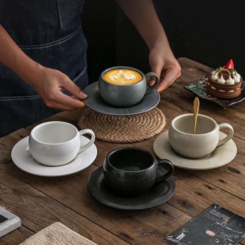 280ML Vintage Ceramic Coffee M - Espresso Cup Saucer reseña y precio