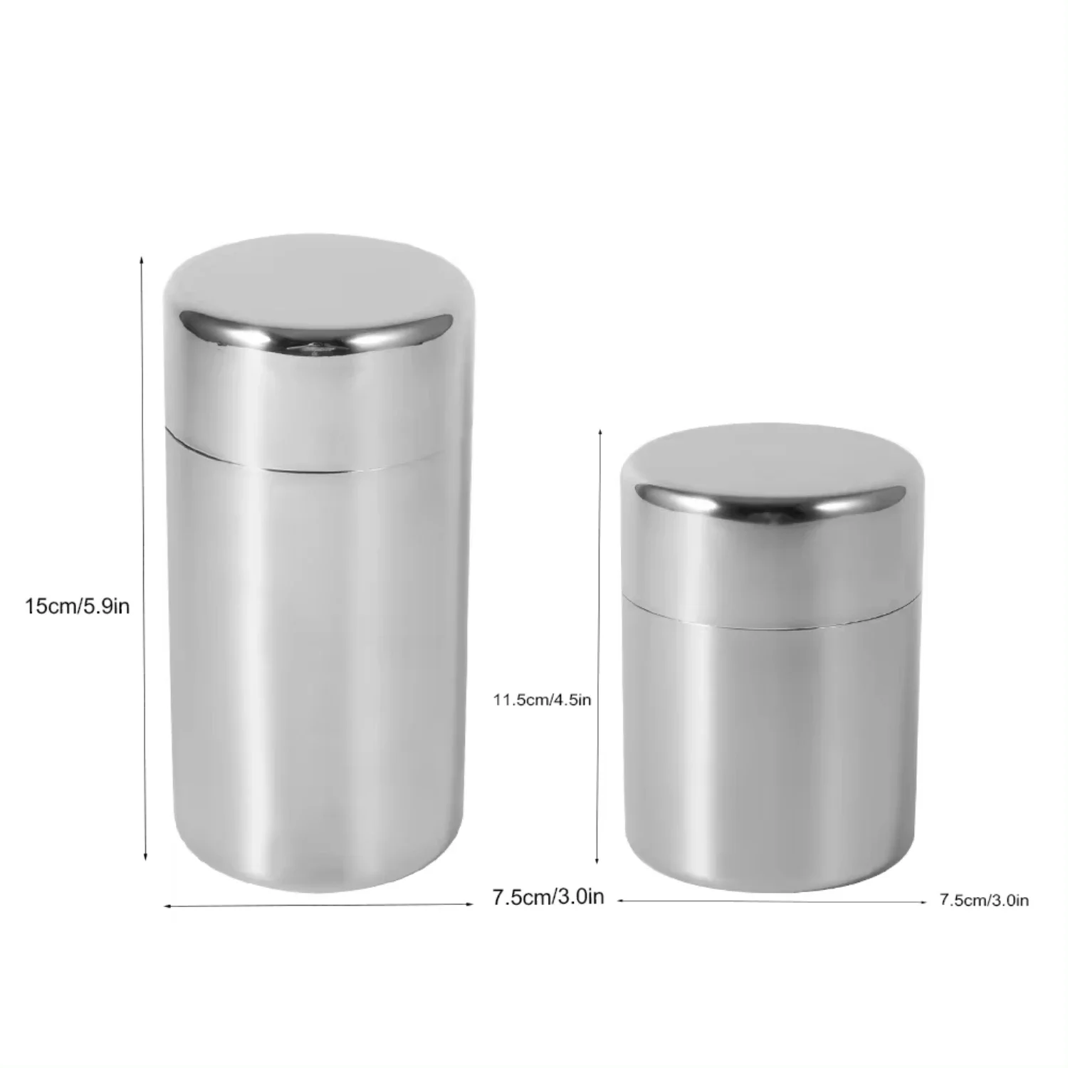 Stainless Steel Tea Leaf Tins  - Coffee Tea Sugar Container Set reseña y precio