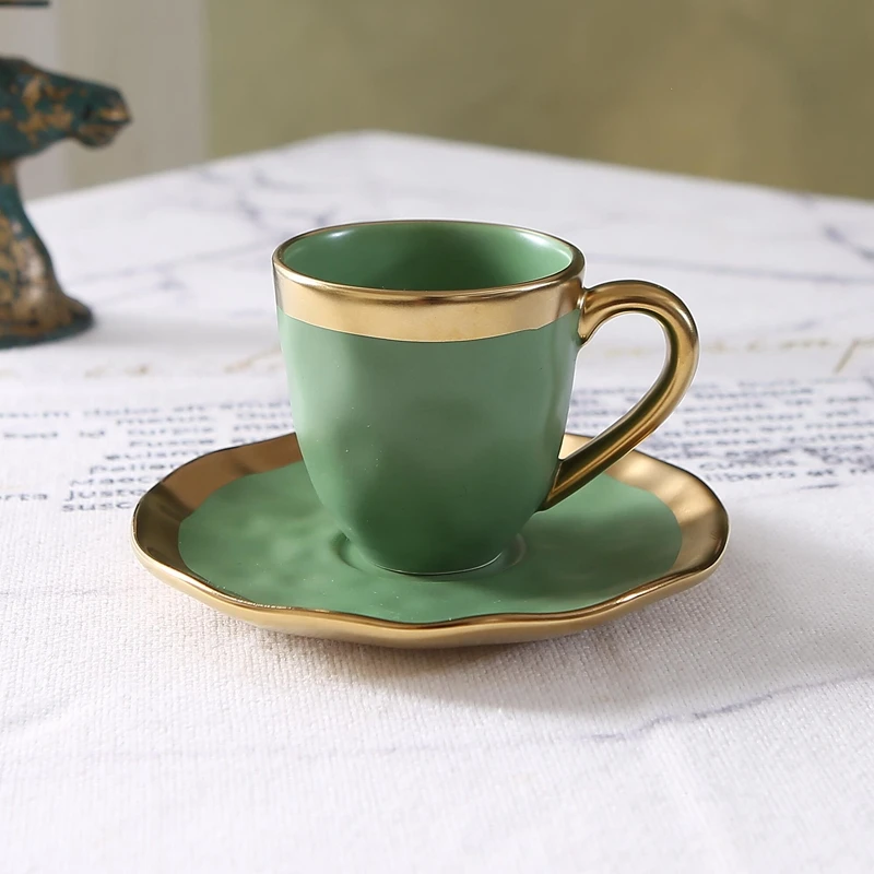 Italian colored glazed ceramic - Coffee Tea Games reseña y precio