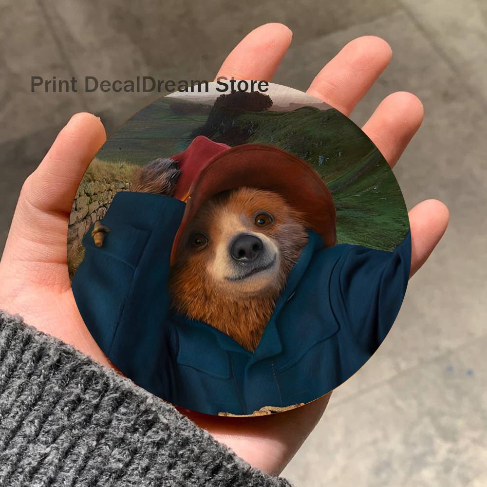 P-Paddington Bear Wood Coaster - Coffee Tea Games reseña y precio