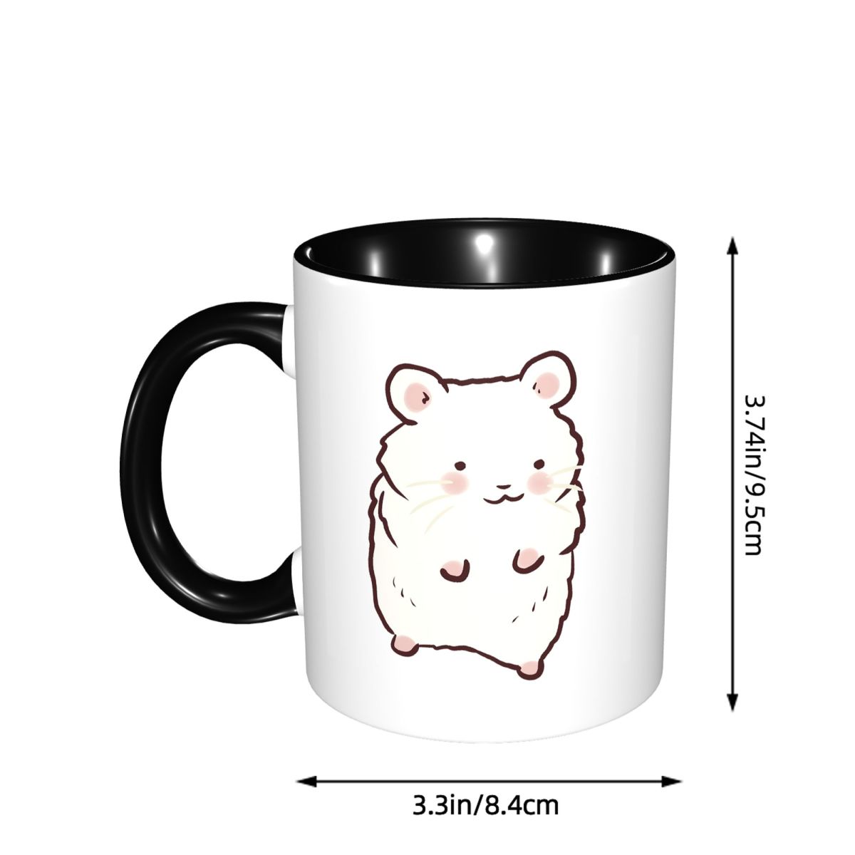 Cute Hamster Drawing Mug Funny - Coffee Tea Drawing reseña y precio
