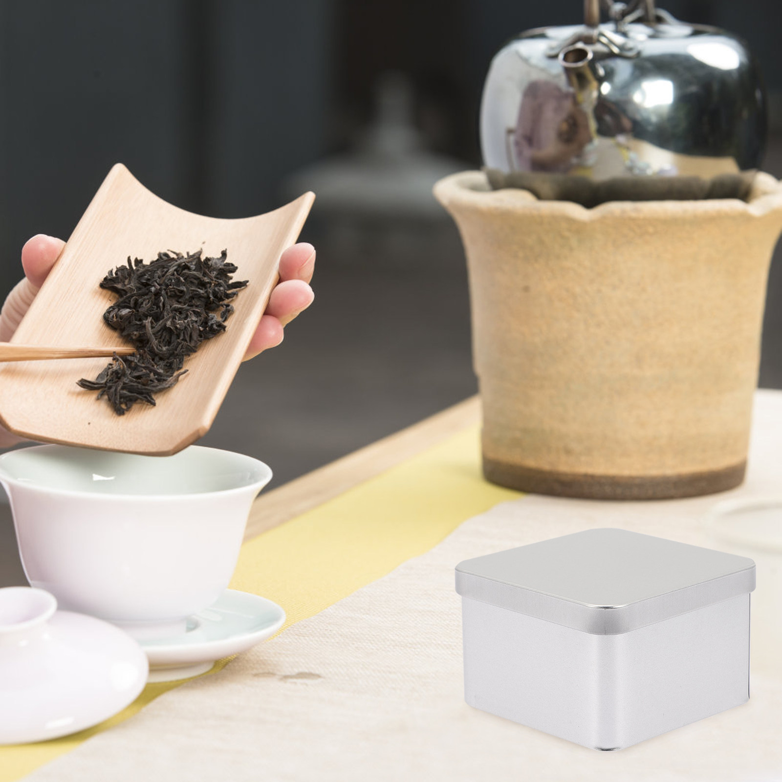 5Pcs Exquisite Tinplate Tea Ja - Coffee Tea Leaf And Bean reseña y precio