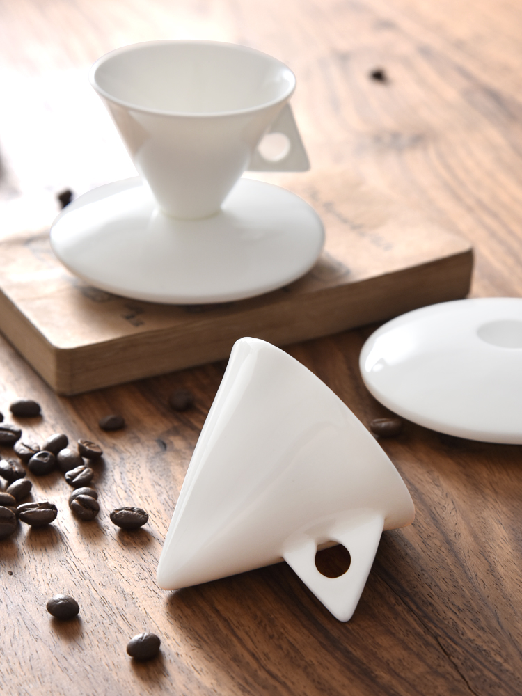 Bone china hand brewed coffee  - Espresso Cup Saucer reseña y precio