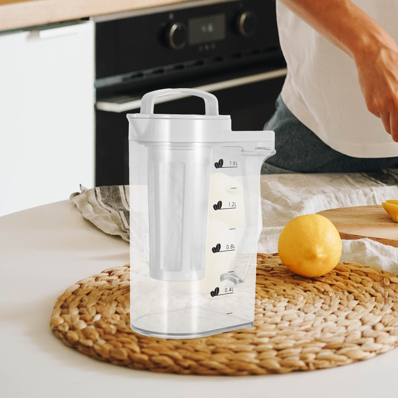 Plastic Cold Brew Coffee Pitch - Water Tea And Coffee reseña y precio